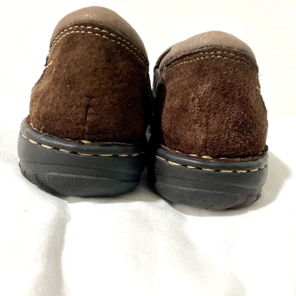 EARTH Spirit Gelron 2000 Brown Leather Losfer Slip On Women’s Shoes. Size 6